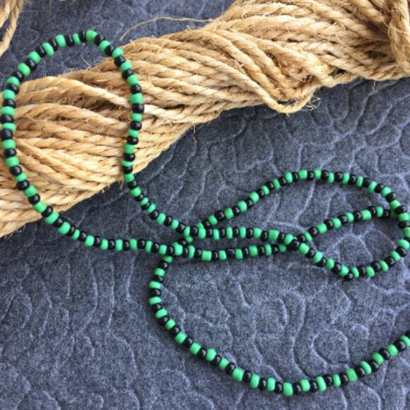 Oggun Orisha Necklace Eleke Santeria Yoruba Religion Oggun Orisha Guerrero Ifa - Picture 2 of 3